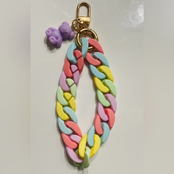 Handmade Accessories - Pastel Chunky Chain Bag Charm